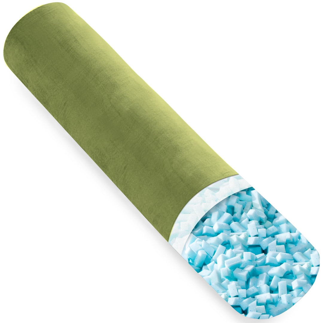 Body Pillow for Adults, Full Body Pilllow for Sleeping, Long Round Cervical Pillow, Bolster Side Sle