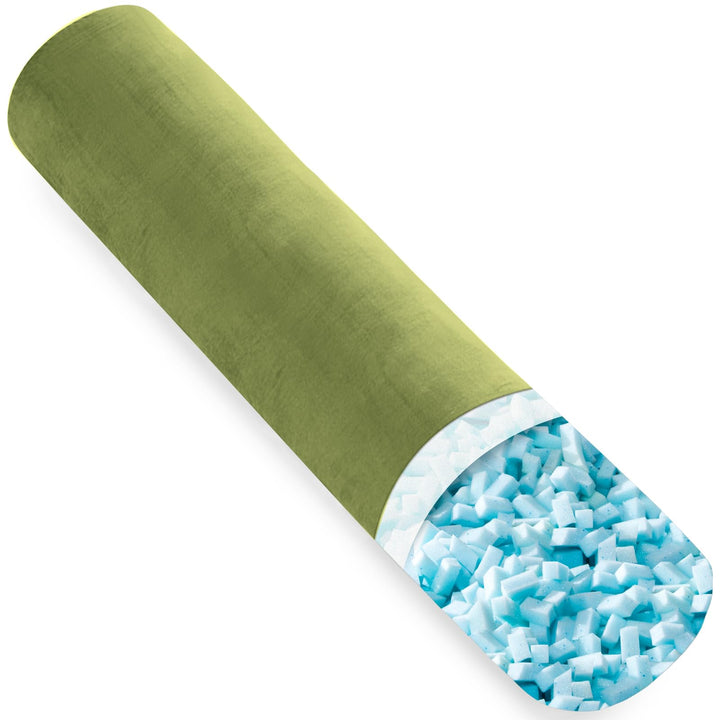 Body Pillow for Adults, Full Body Pilllow for Sleeping, Long Round Cervical Pillow, Bolster Side Sle