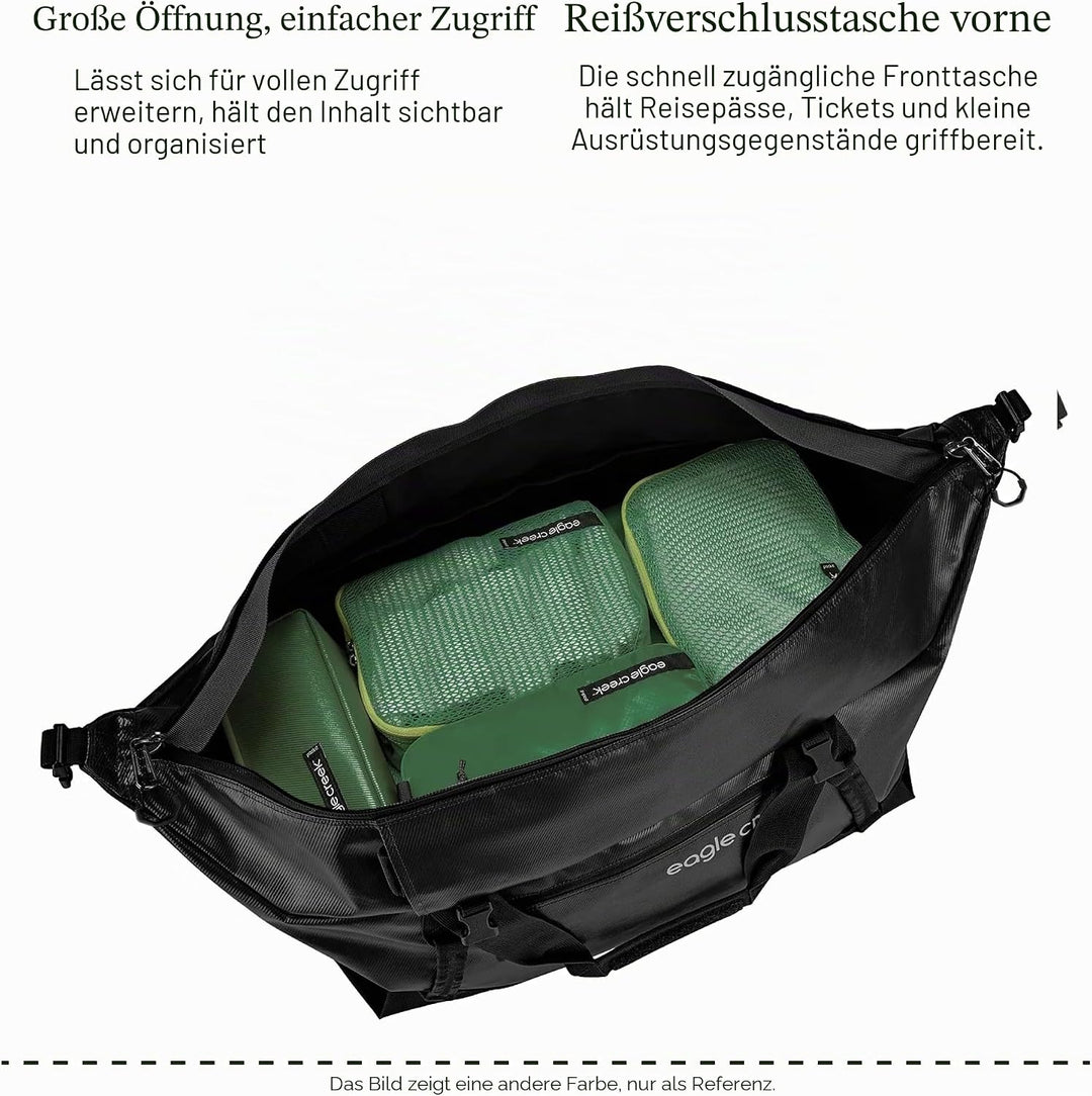 Eagle Creek Migrate Reisetasche 60L I Recyceltes wasserabweisendes Material I Rucksack-Funktion I 60