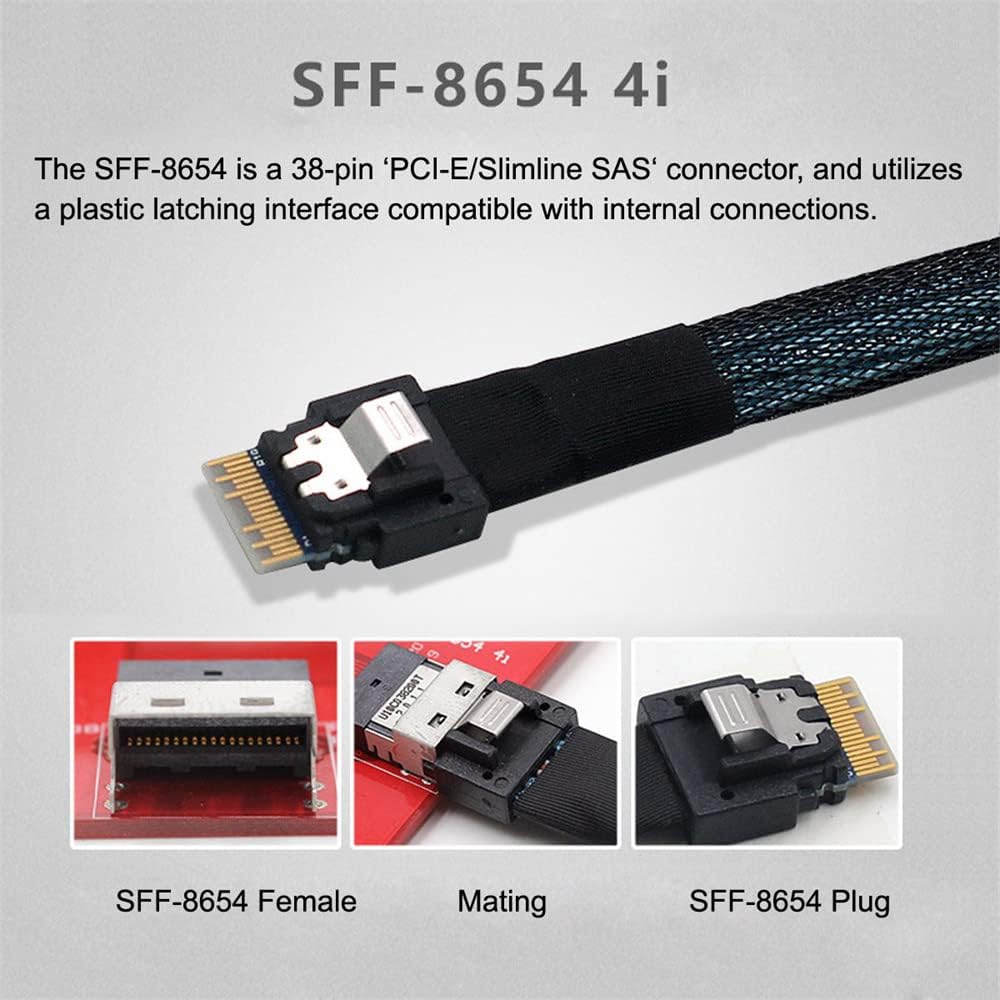 xiwai U.2 U2 SFF-8639 auf Slimline SFF-8654 4i NVME PCIe SSD Kabel für Mainboard SSD 750 p3600 p3700
