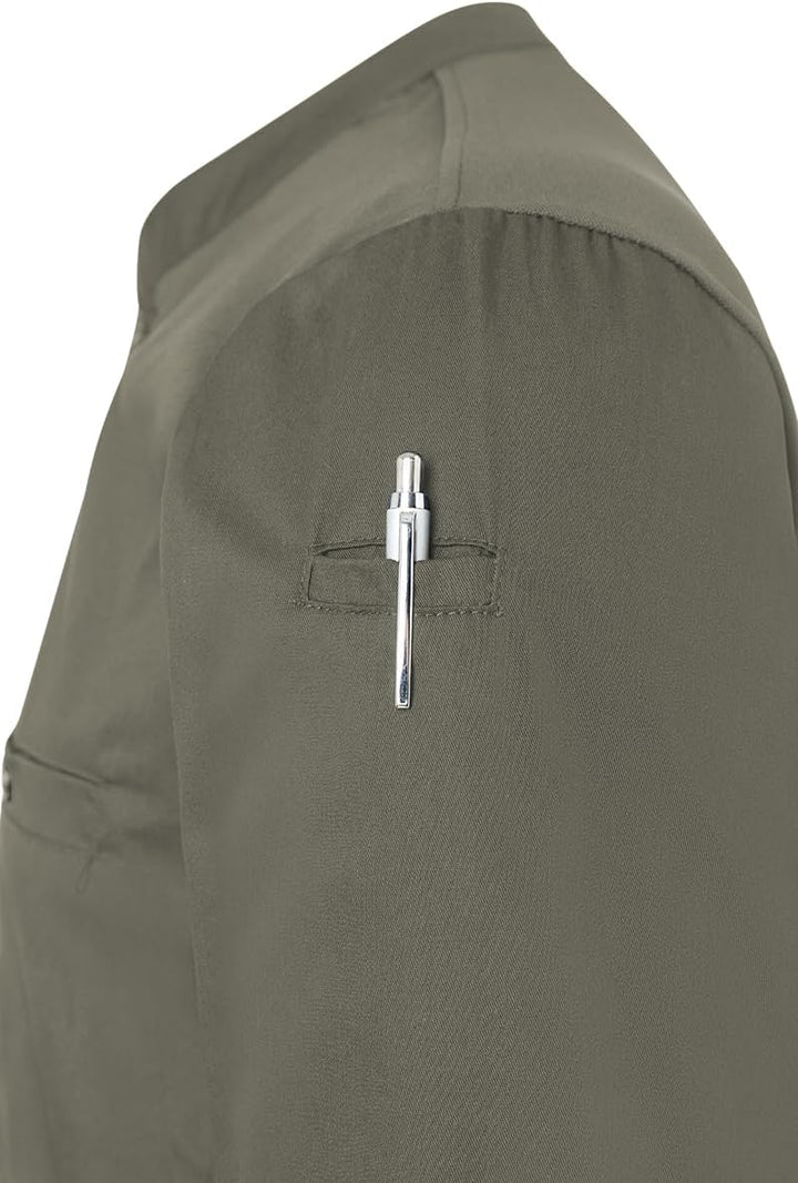 Karlowsky Herren Langarm Arbeitsshirt Performance 60% Baumwolle, 40% Polyester L Salbei, L Salbei