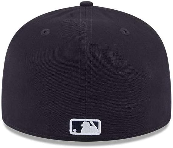 New Era Team Side Patch 59Fifty Cap NY Yankees Dunkelblau Weiss, Size:7 1/2