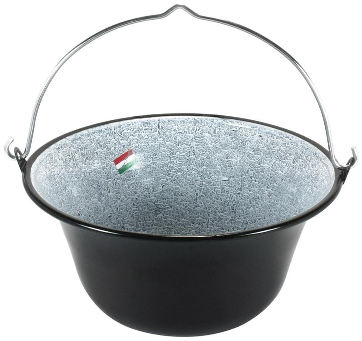GRILLPLANET 1001 ungarischer Gulaschkessel 10 Liter emailliert Kesselgulasch Topf