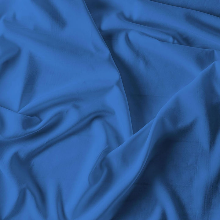 Italian Bed Linen maxcolor Bettwäsche Blau 240 x 300 cm Blau, 240 x 300 cm Blau