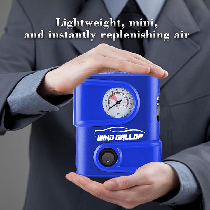 WindGallop Auto Kompressor 12V Luftpumpe Reifen Pumpe für Kleiner tragbarer Luftkompressor Reifenfül