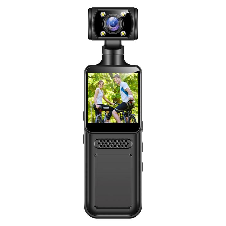 PUSOKEI 4K WiFi Action Kamera, 40MP Vlogging Kameras mit 1,3 "HD IPS Bildschirm, 180 ° Drehbares Obj