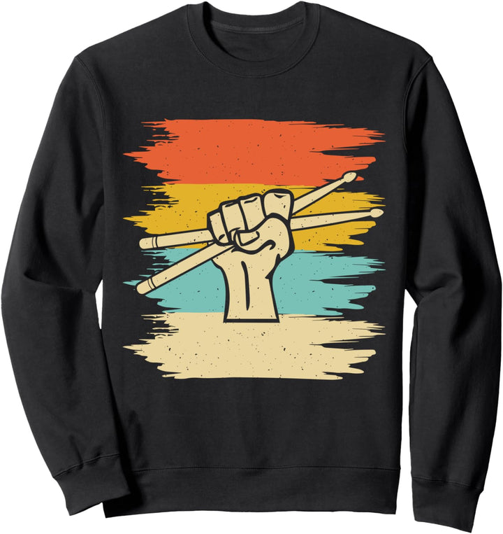 Drumsticks Retro Vintage Sweatshirt