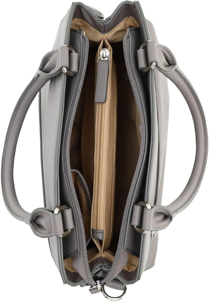 Gerry Weber - piece of me handbag mhz Nude 34,00x23,00x14,00 cm Farbe:grau / Material:polyester,pu,