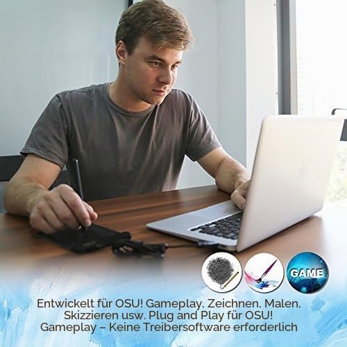 XP-Pen G430S 4x 3 Zoll Grafiktablett OSU! Spielen Pen Tablet Stift Tablett 8192 Druckempfindlichkeit