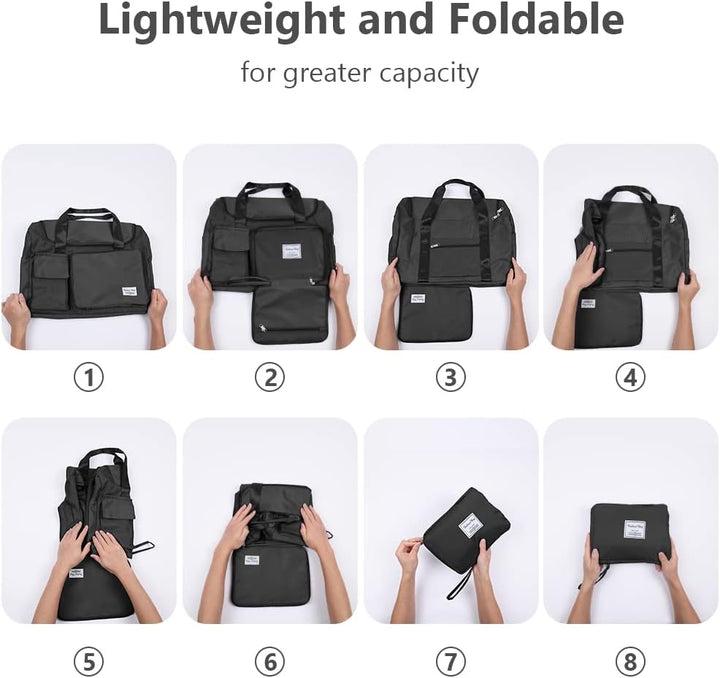 Flintronic 35L Faltbare Reisetasche Gepäcktasche Grosse Weekender Übernachtungstasche Urlaubstasche
