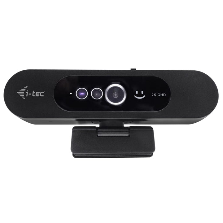 i-tec Solomon WH200 Webcam 2K mit Native Unterstützung für Windows Hello, Hochwertiges Mikrofon und