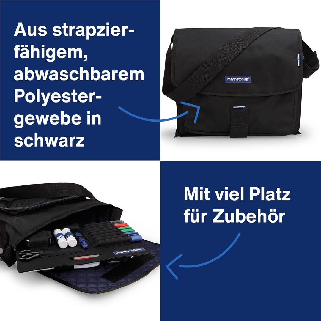 magnetoplan 11117 Moderat.tasche Messenger + Kit