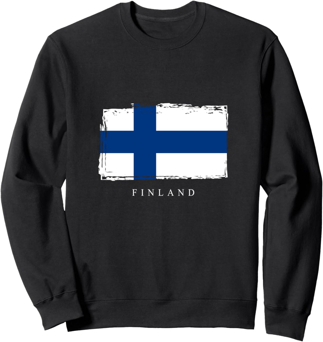 Finland Finnland Finnisch Helsinki Fahne Finne Flagge Sweatshirt