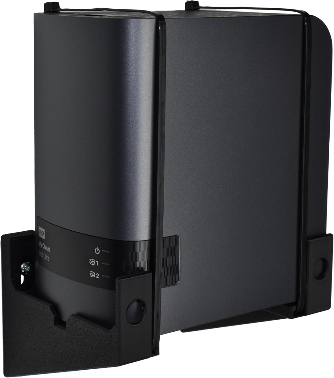 Wandhalterung für Western Digital WD My Cloud EX2 Ultra (Schwarz), Schwarz