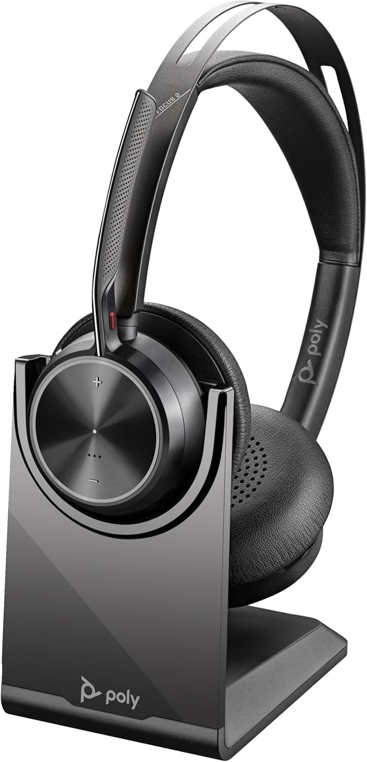 HP Poly Voyager Focus 2 USB-C Headset + USB-C/A Adapter