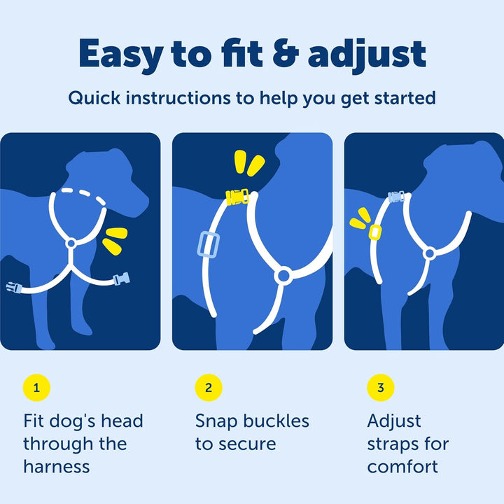 PetSafe 3in1 Harness, from The Makers of The Easy Walk Harness, Fully Adjustable No-Pull Dog Harness
