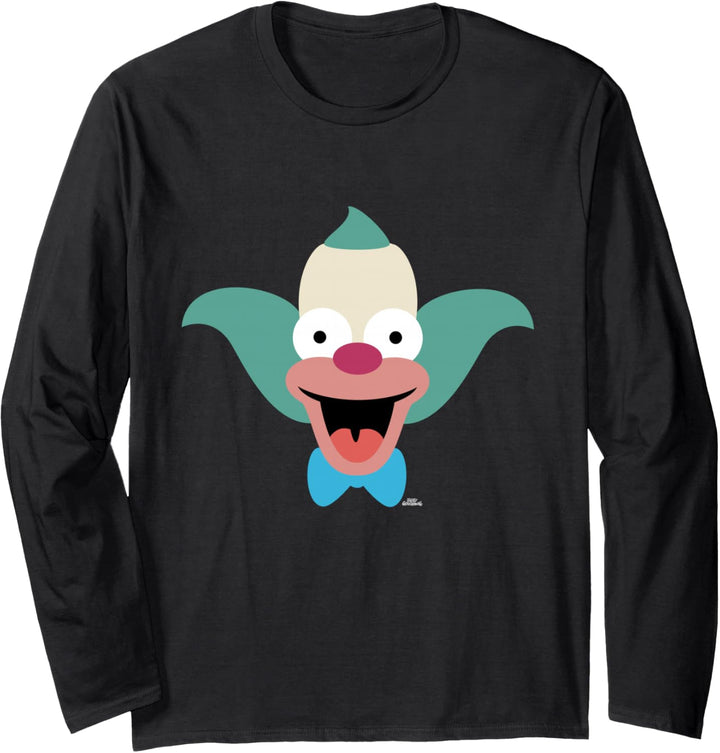 The Simpsons Krusty the Clown Face Langarmshirt