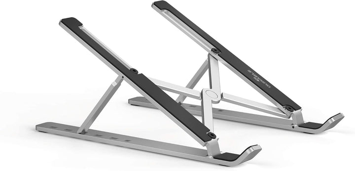 Durable Tischständer für Laptop/Tablet bis 15", faltbar und höhenverstellbar, inkl. Transportbeutel,