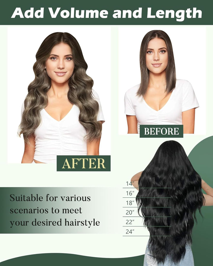 Ugeat Weft Extensions Echthaar Aschblond Balayage Tressen Extensions Echthaar Ombre Bunkelbraun Echt