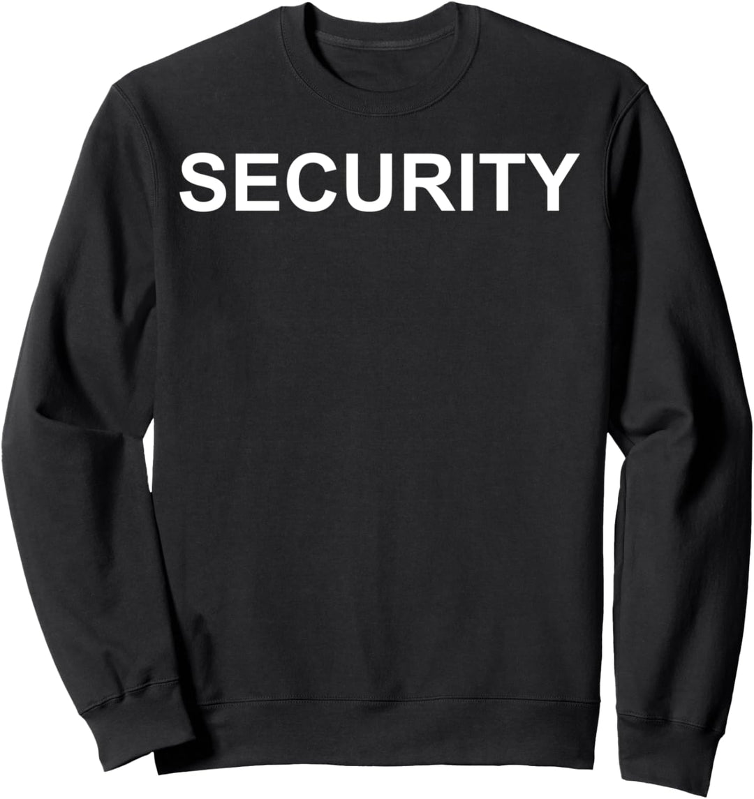 Security Design für die Freizeit lustiges Security Outfit Sweatshirt