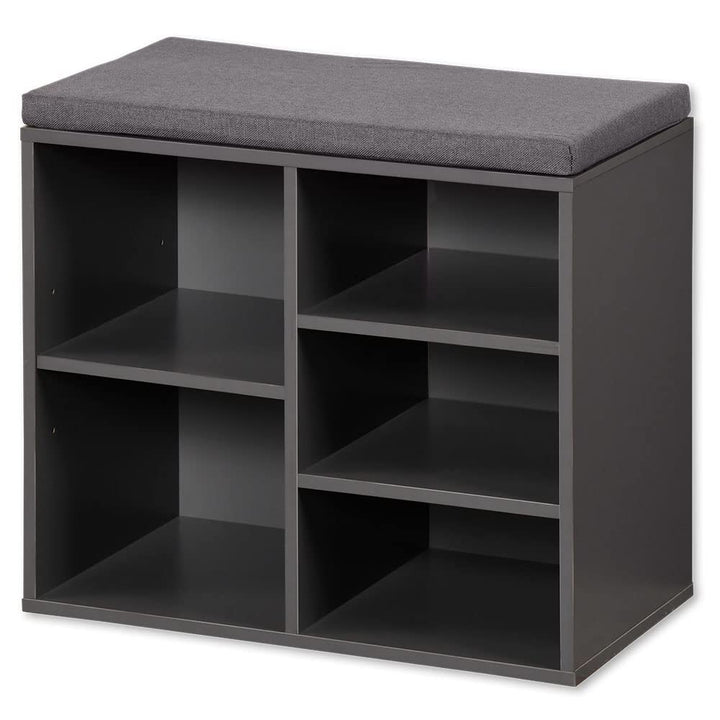 Kesper | Schuhschrank mit Sitzkissen, Material: Spanplatte, Textil, Masse: B 51,5 H 48 T 29,5 cm, Fa
