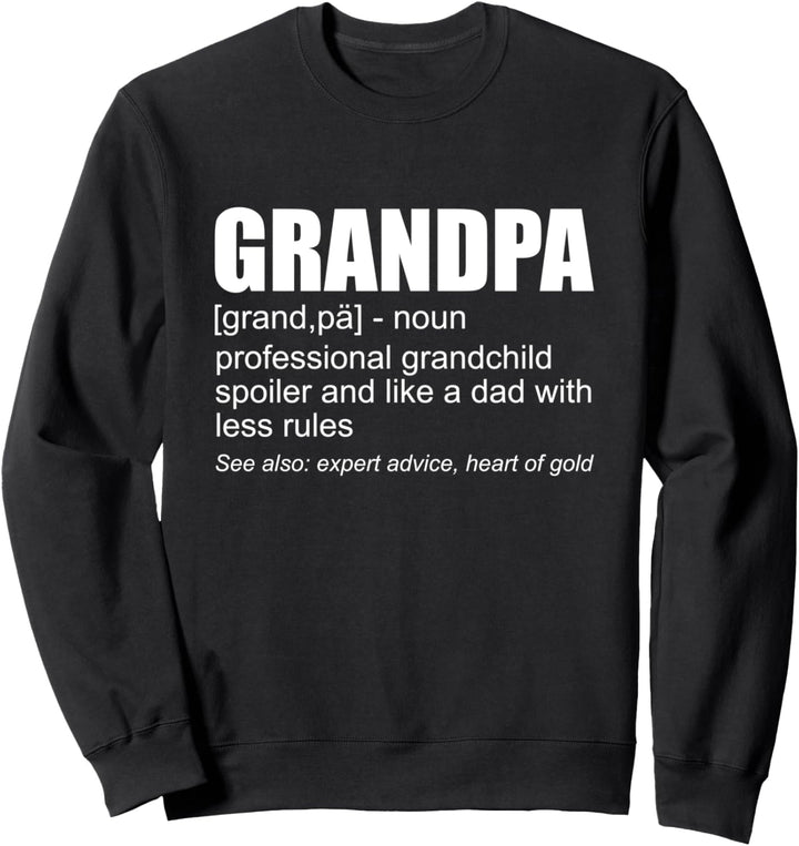 Opa Definition Lustiges Grossvatergeschenk Vatertag Sweatshirt