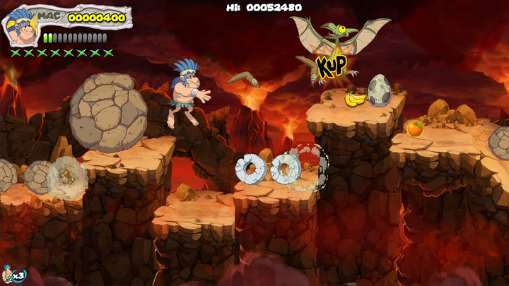 New Joe &amp; Mac: Caveman Ninja - T-Rex Edition [PS4] PlayStation 4, PlayStation 4
