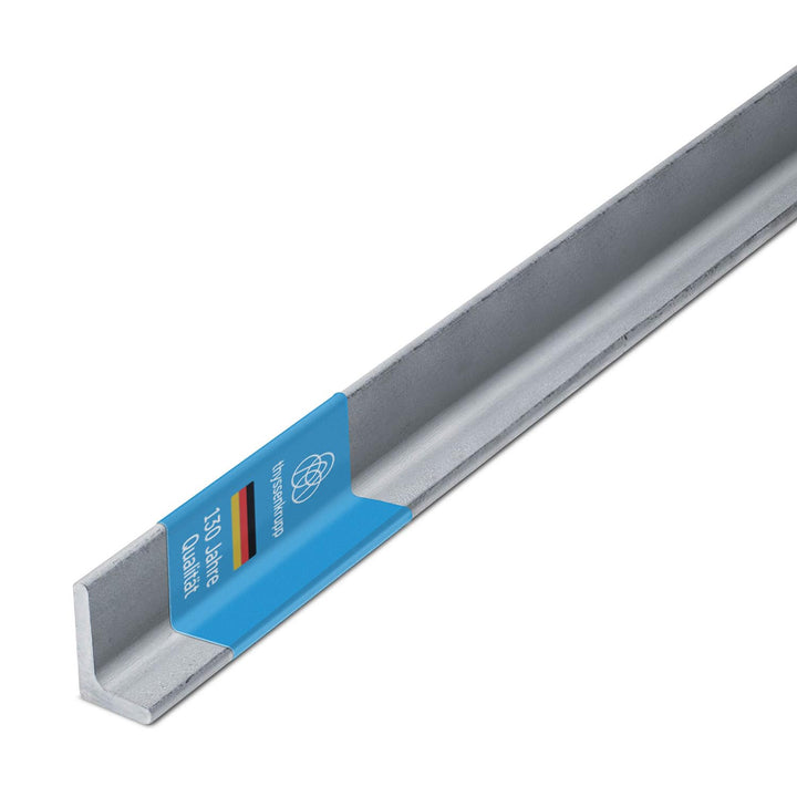 thyssenkrupp Edelstahlwinkel 20 x 10 x 3 mm in 1000 mm Länge | Winkelprofil Edelstahl V2A Winkelstah