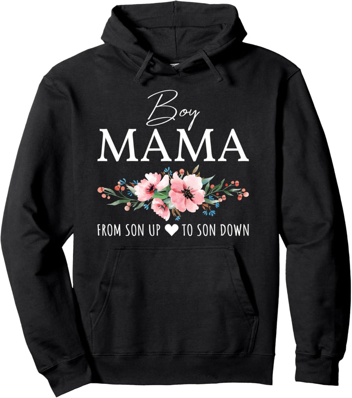 Junge Mama Vom Sohn Bis Zu Sohn Down Lustig Muttertag Pullover Hoodie