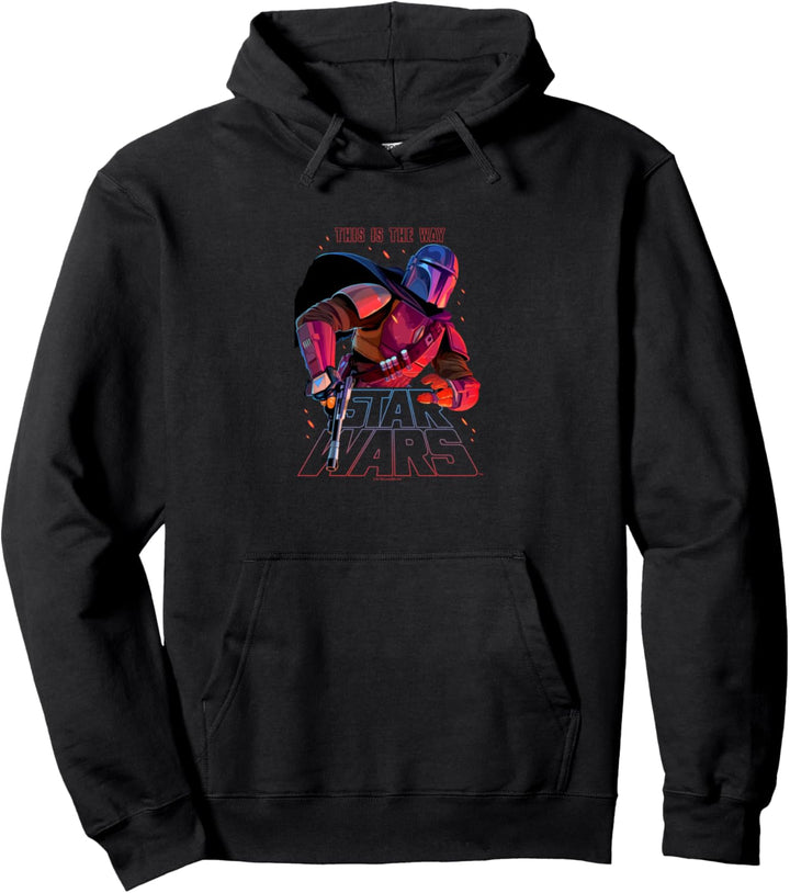 Star Wars: The Mandalorian Mandalorian Night Ranger Red Pullover Hoodie