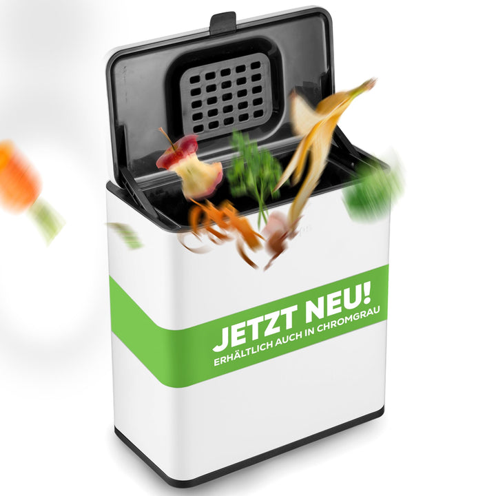 equipps Bio Mülleimer 6L | Komposteimer Küche für Bio Müll & Co | Mülleimer mit Geruchsfilter | Komp