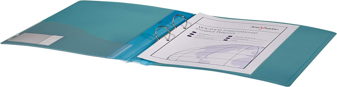 Snopake 10180 Superline Ringmappe Polypropylen 2 O-Ringe 25 mm A4 10 Stück blau blau (classic blue),