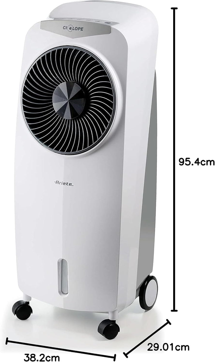 Ariete Zyklope, Kühler, 110 W, LED-Touchscreen-Display, 8 l, Weiss