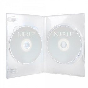 Amaray DVD Doppelhüllen Slim, 7 mm, Transparent, 50 Stück