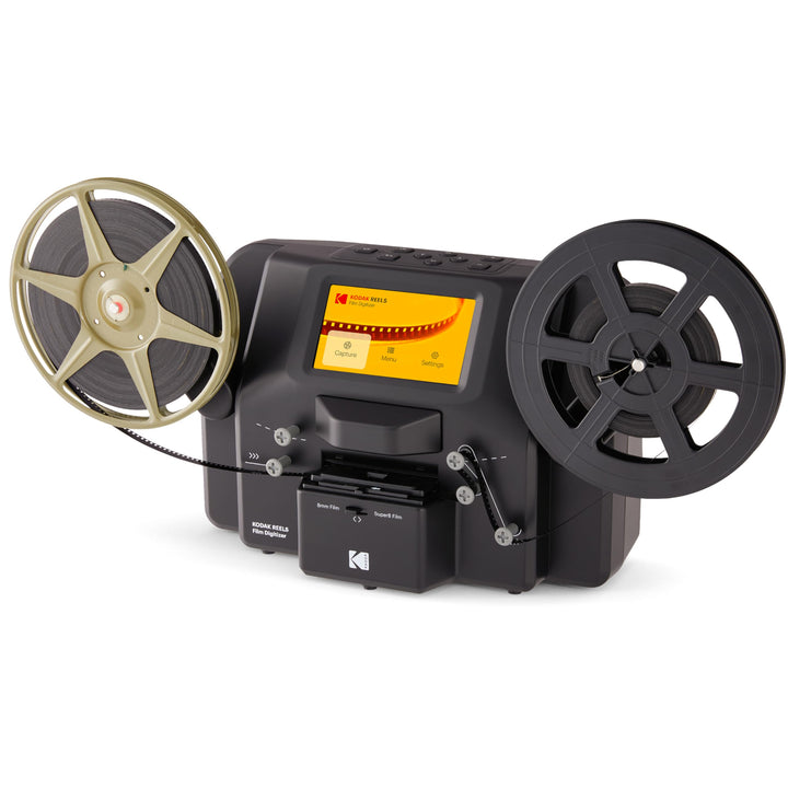 KODAK REELS 8 mm Film-Digitalisierer und Super 8 mit 12,7 cm (5 Zoll) grossem Bildschirm, wandelt de