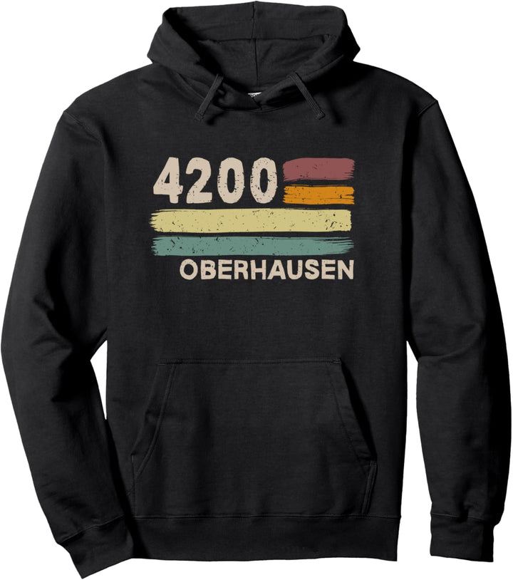 4200 Oberhausen Retro Postleitzahlen Alte PLZ Vintage Pullover Hoodie