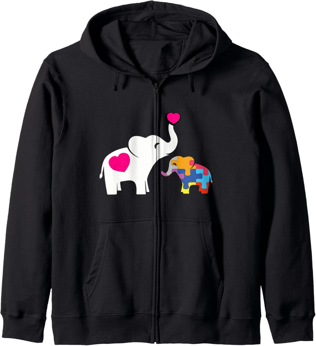 Autismus Elefant Awareness Kapuzenjacke