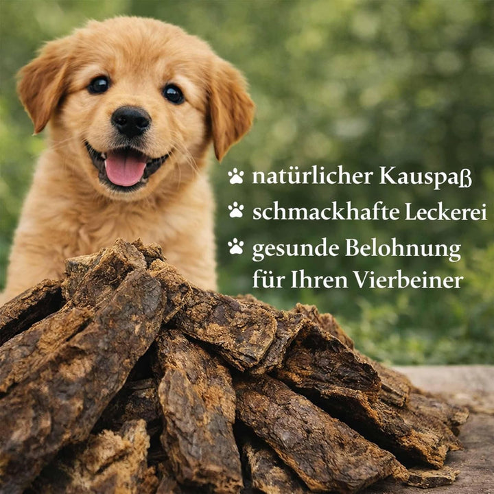 Zoofirst 10 kg Rinderlunge Lunge getrocknet fettarm Hundefutter Snack Leckerli Kauartikel