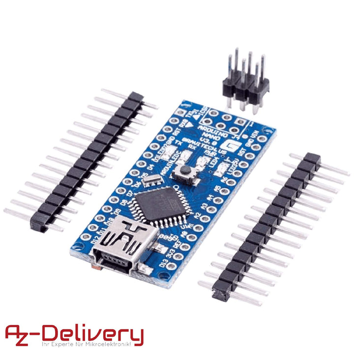 AZDelivery 3 x AZ-Nano V3-Board inkl. mit FT232RL kompatiblem Chip und ATmega328 16MHz ATmega328P ko
