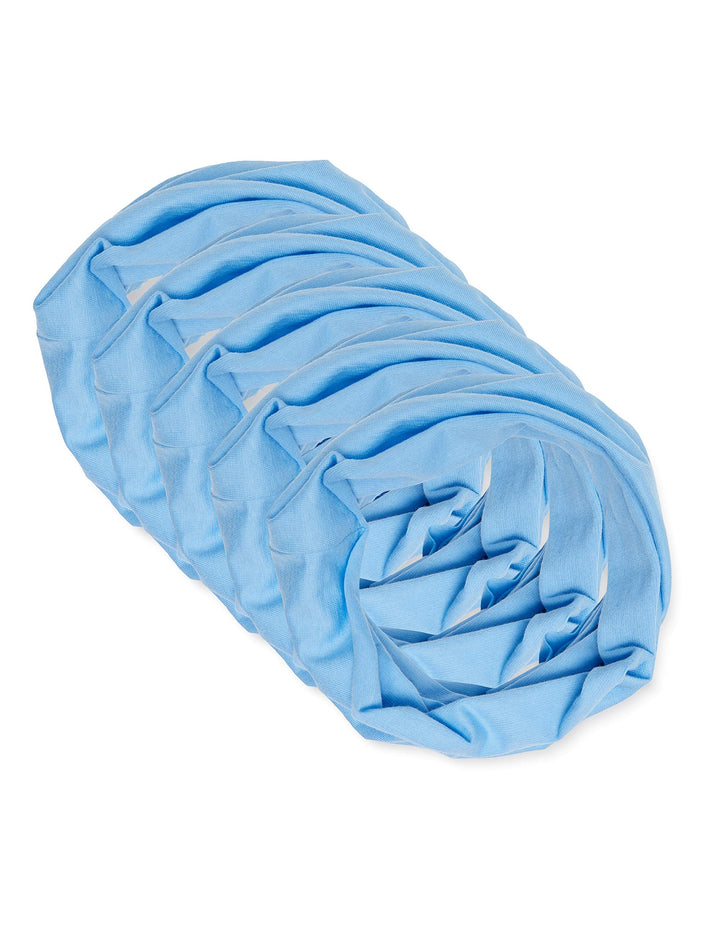 Trigema Unisex Mode-Schal (5er Pack) Grösse 2 für Erwachsene (42cm hoch, 23cm breit) Ice-blue, Gr&#x