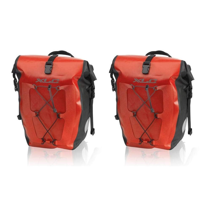 XLC Unisex – Erwachsene Einzeltaschenset wasserdicht Packtasche 1size Rot, 1size Rot