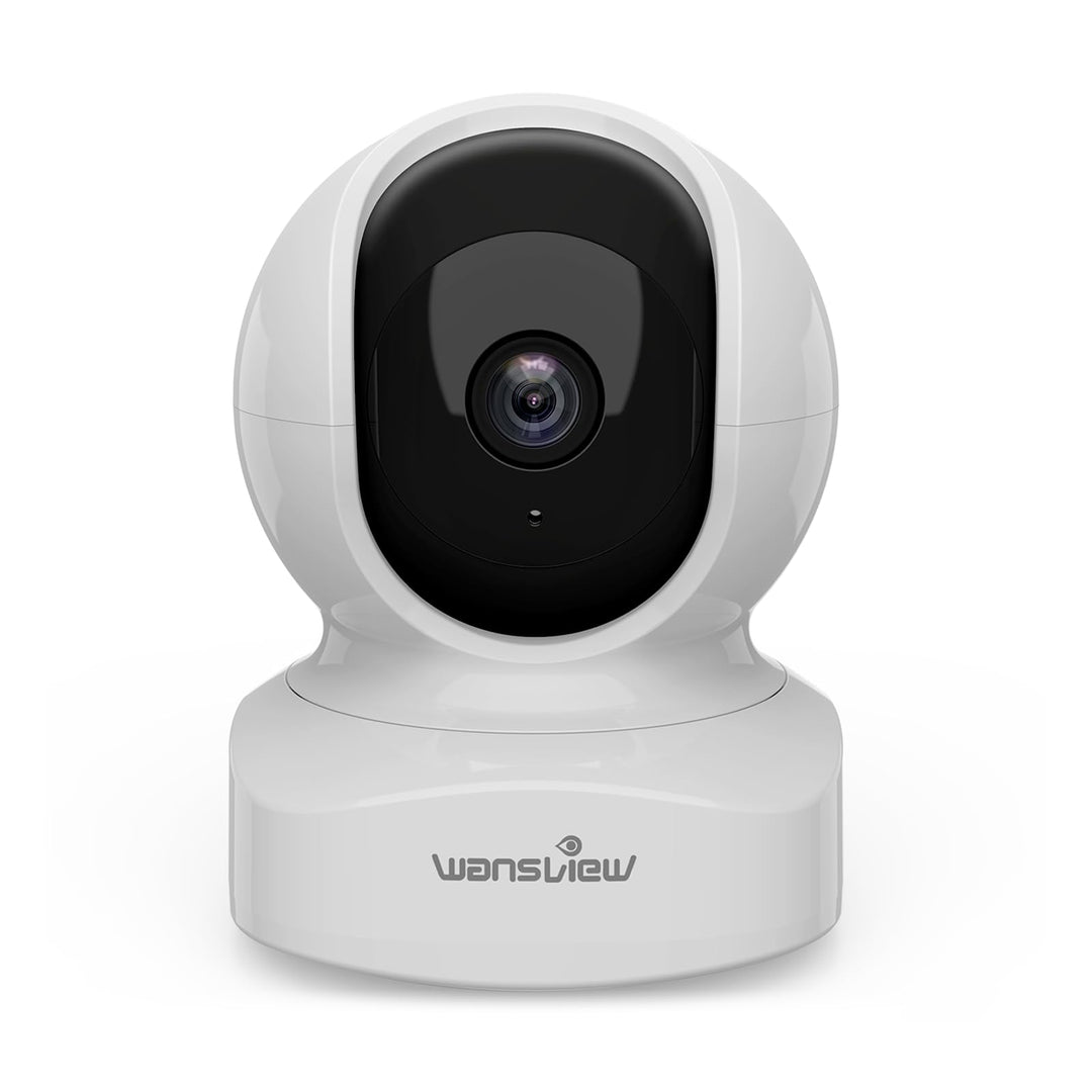 Wansview WLAN IP Kamera,1080P Überwachungskamera innen, 2.4Ghz WiFi schwenkbare Haustier Kamera , Ba