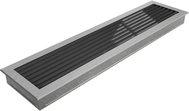 Kratki Lüftungsgitter Kamingitter Fresh 17cm x 70cm geschlieffen