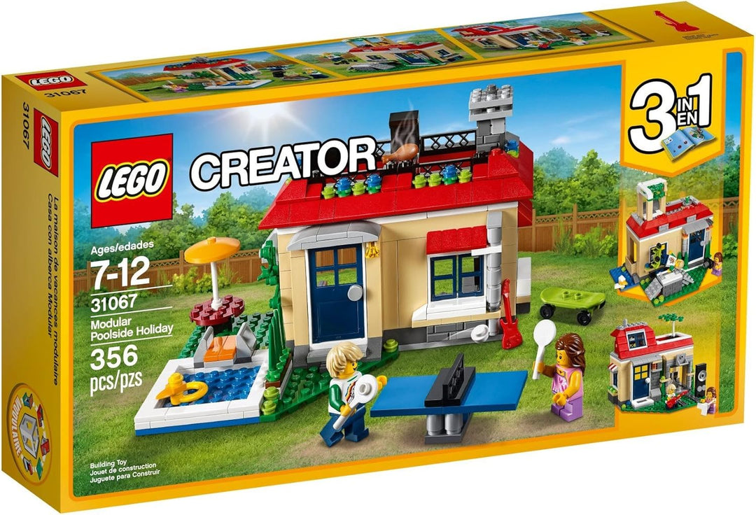 LEGO Creator 31067 - "Ferien am Pool Konstruktionsspiel, bunt