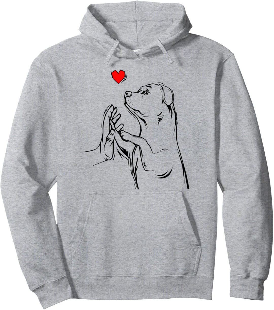 Rottweiler Liebe Lustig Hunde Frauchen Damen Pullover Hoodie