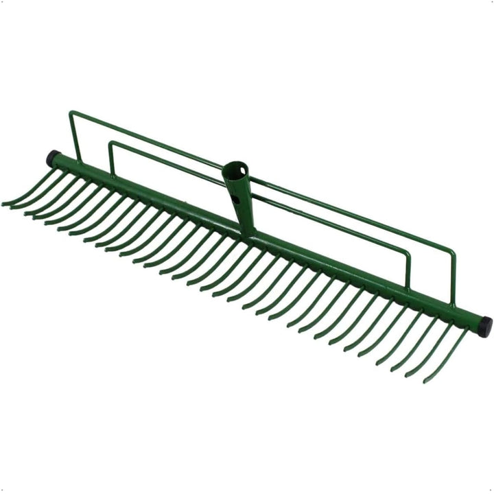 Rekord Rasenrechen (Stahl, pulverbeschichtet) - Arbeitsbreite: 60 cm 32 Zinken - ohne Stiel, Laubrec