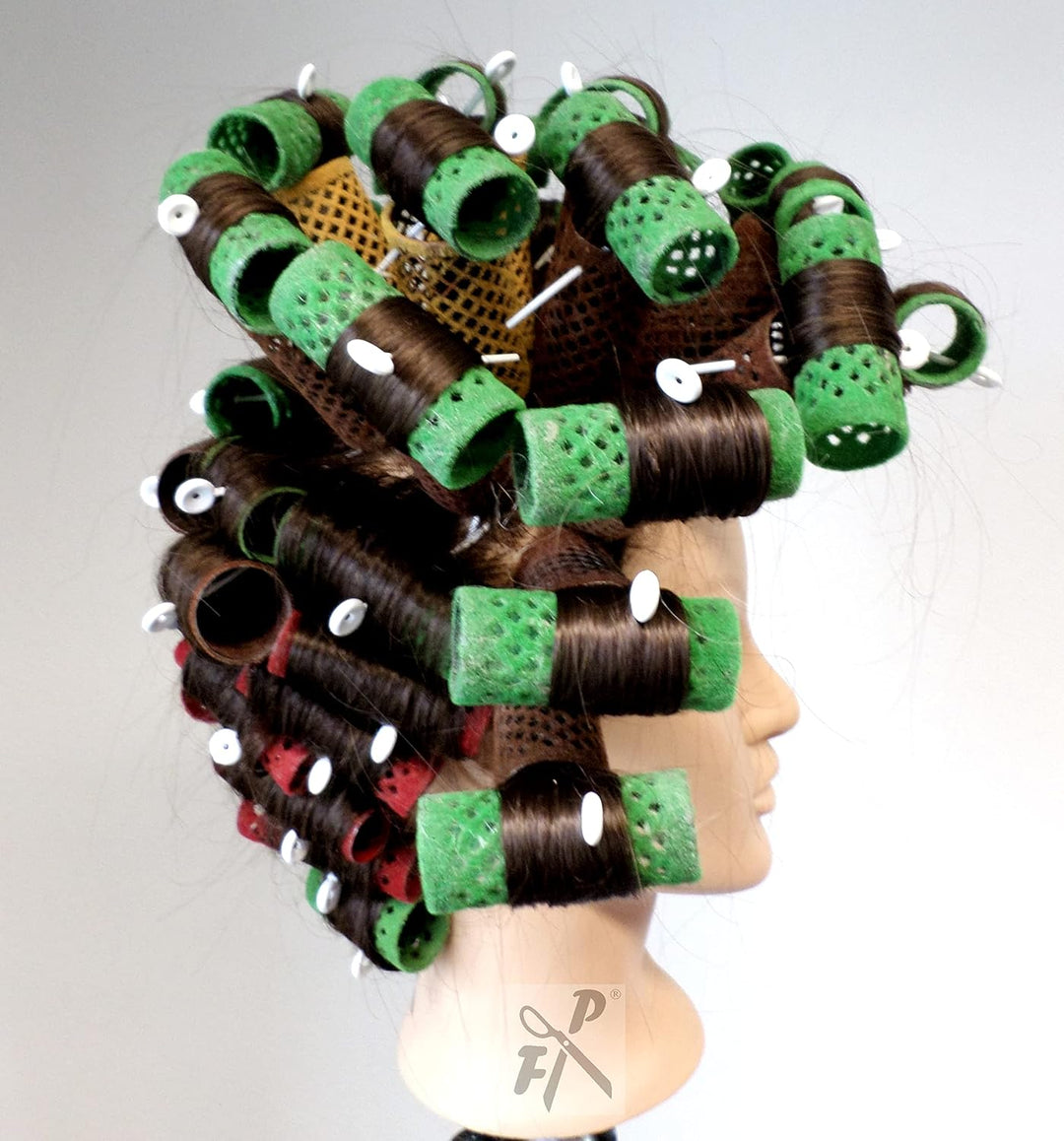 FP Übungskopf "Paula" 100% Proteinhaar (von deutschem Friseurbedarf-Fachhändler!) (Paula 40-45 cm br