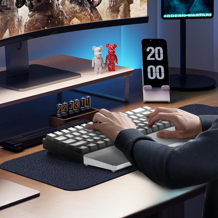 MAMBASNAKE Handgelenkauflage für Tastatur, Tastaturpad aus Acryl für Compact 60% Tastatur - Ergonomi