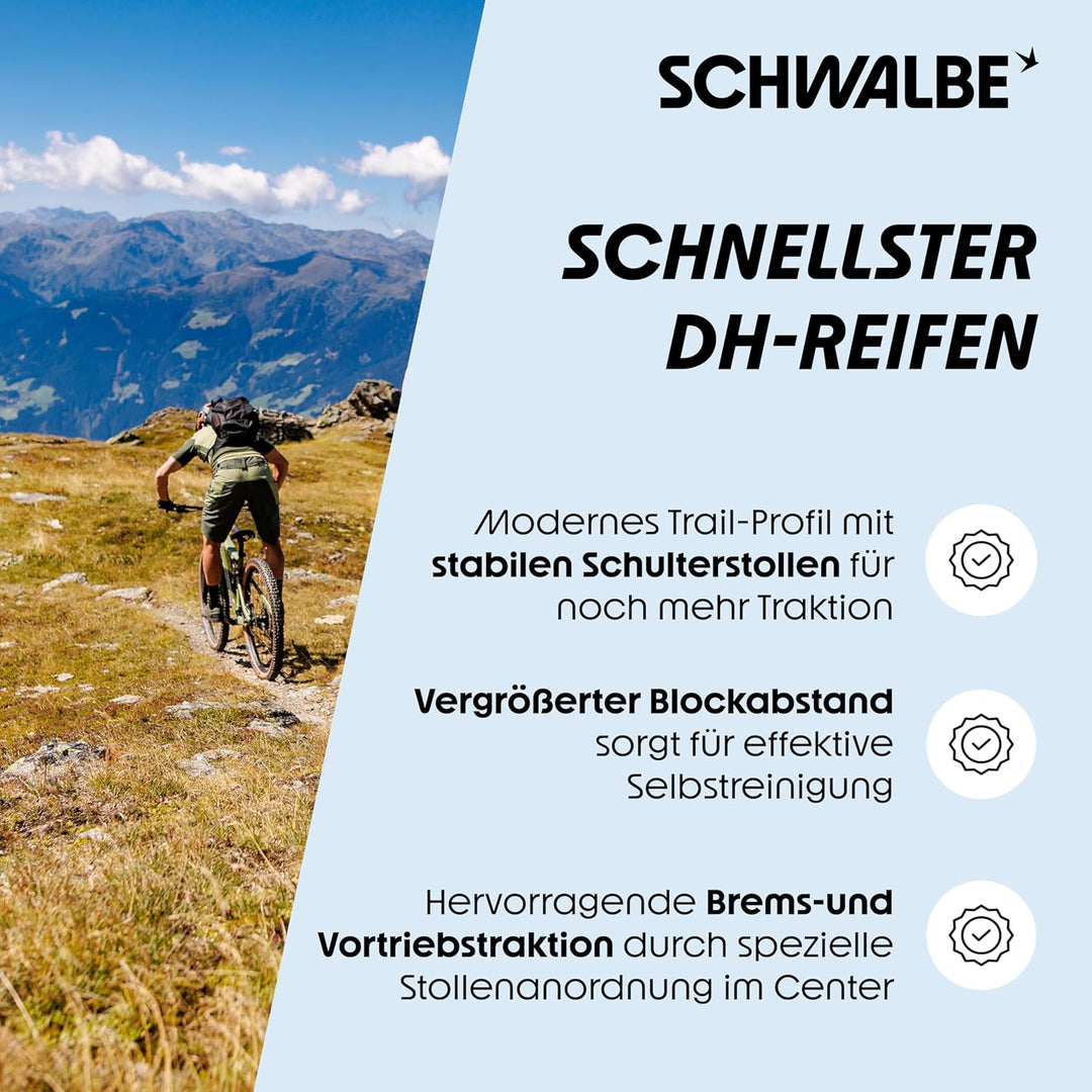 Schwalbe Nobby NIC Performance Faltreifen // 57-622 (29x2,25') Schwarz, Schwarz