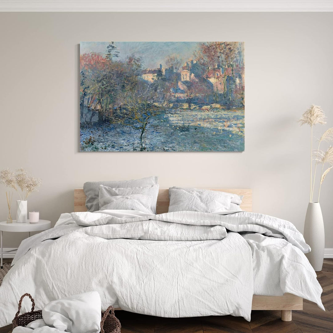 Printed Paintings Leinwand (120x80cm): Claude Monet - Frost 120x80 cm, 120x80 cm